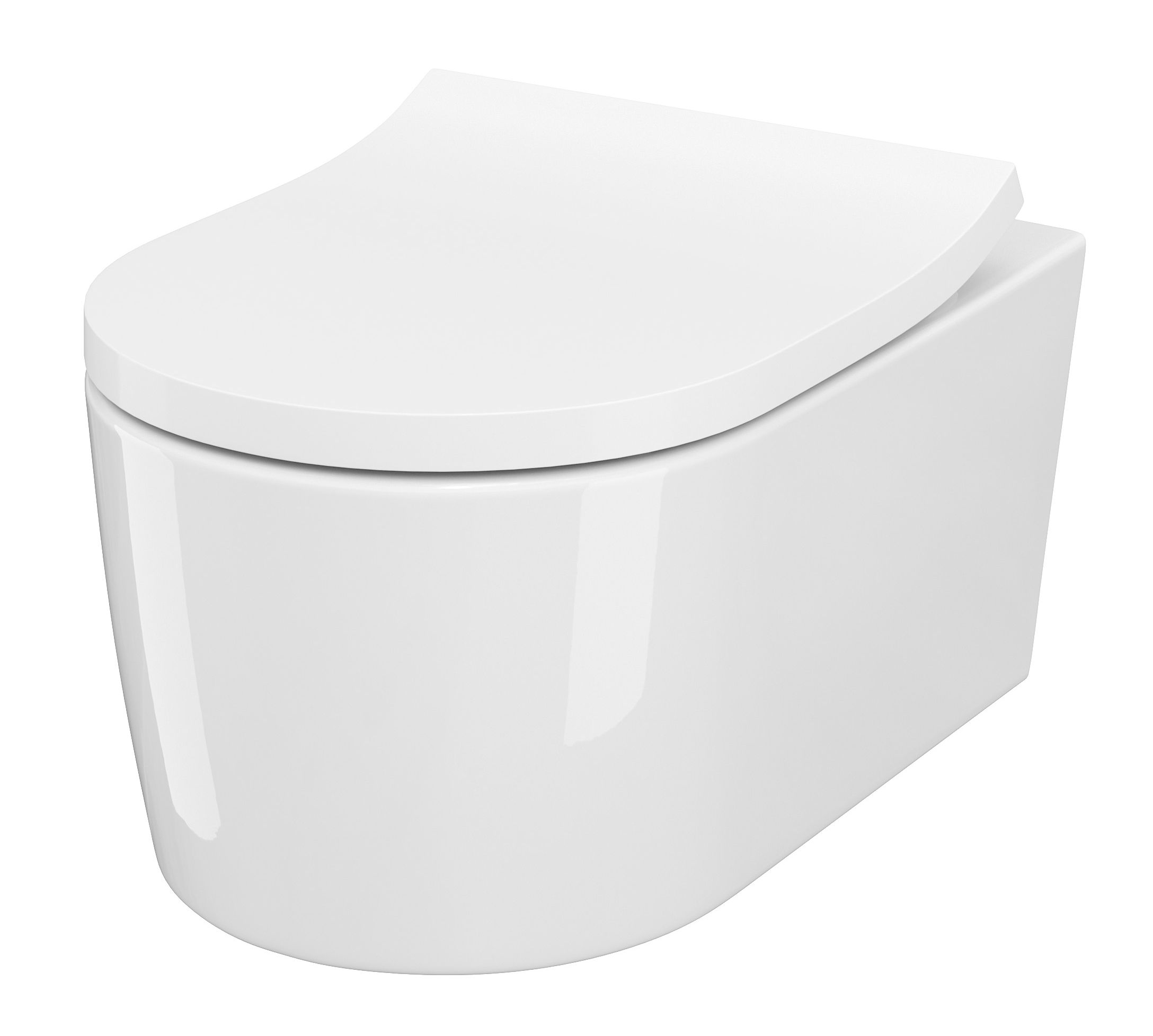 Set WC-Becken Cersanit Inverto K671-001-ECO, Toilletensitz Cersanit Inverto K98-0187-ECO