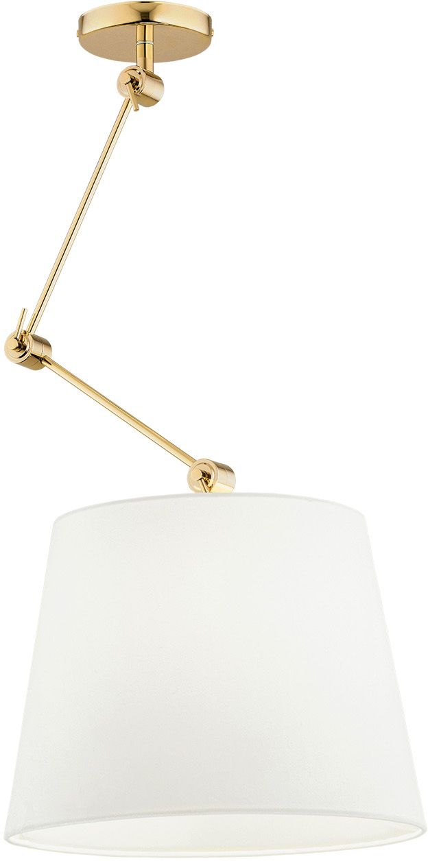 Argon Zakyntos Pendelleuchte 1x15 W weiß-messing 4895