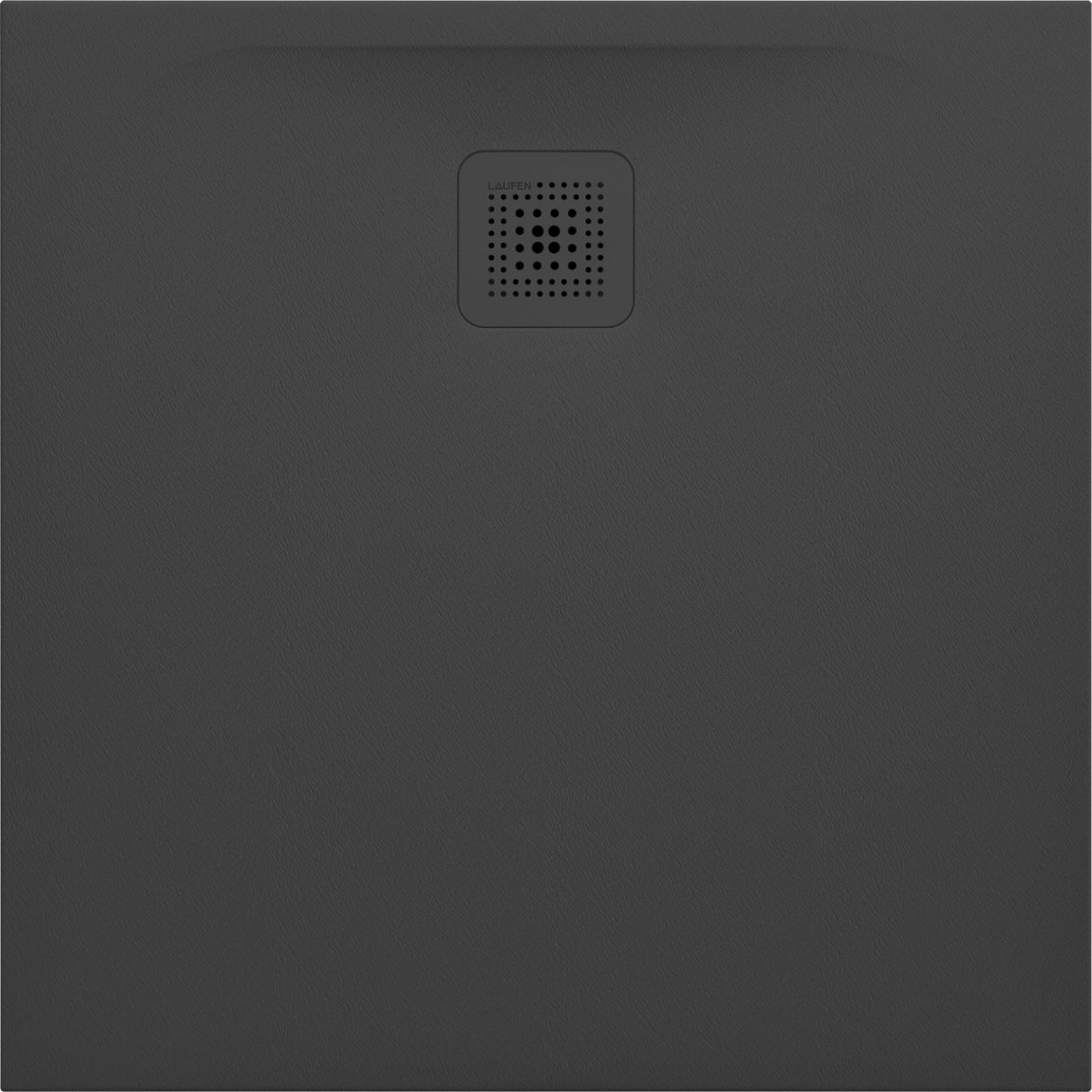 Laufen Pro Quadratische Duschwanne 100x100 cm schwarz H2119520800001