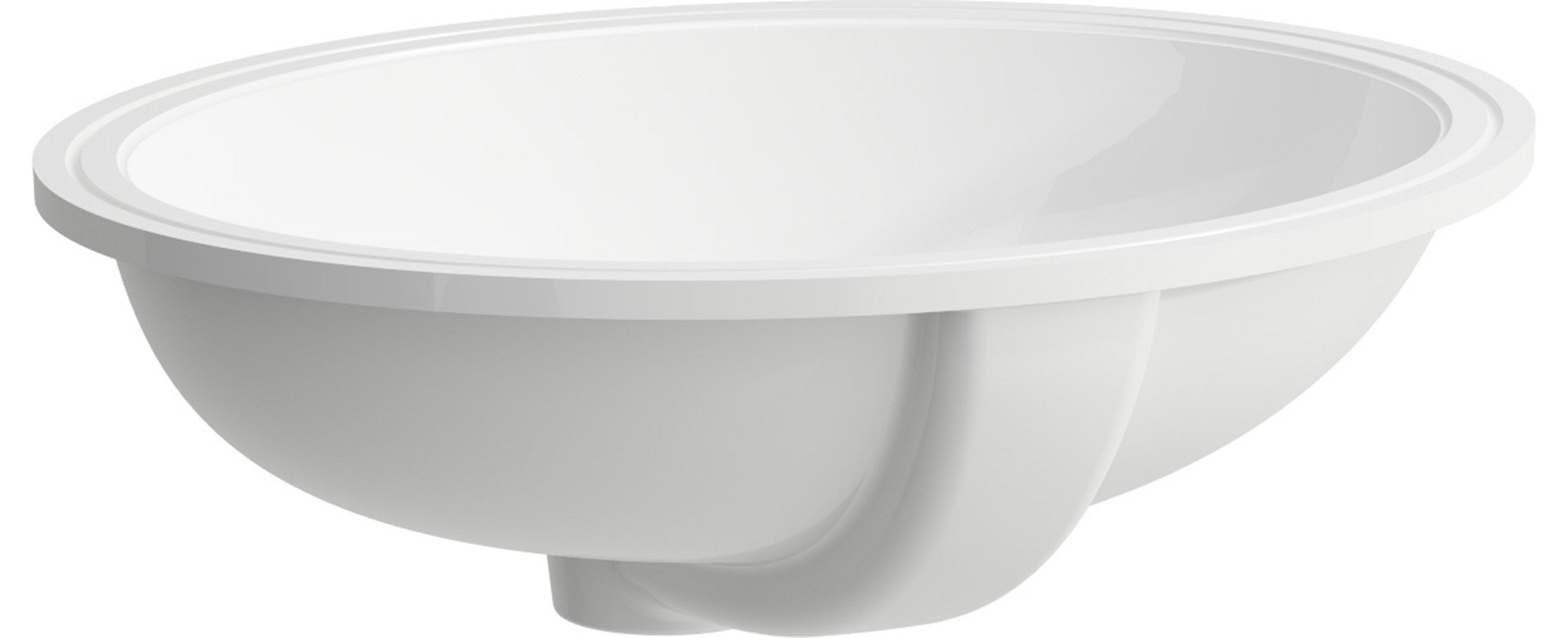 Laufen Savoy Waschbecken 44x36 cm oval Unterbauwaschbecken weiß H8189420001551