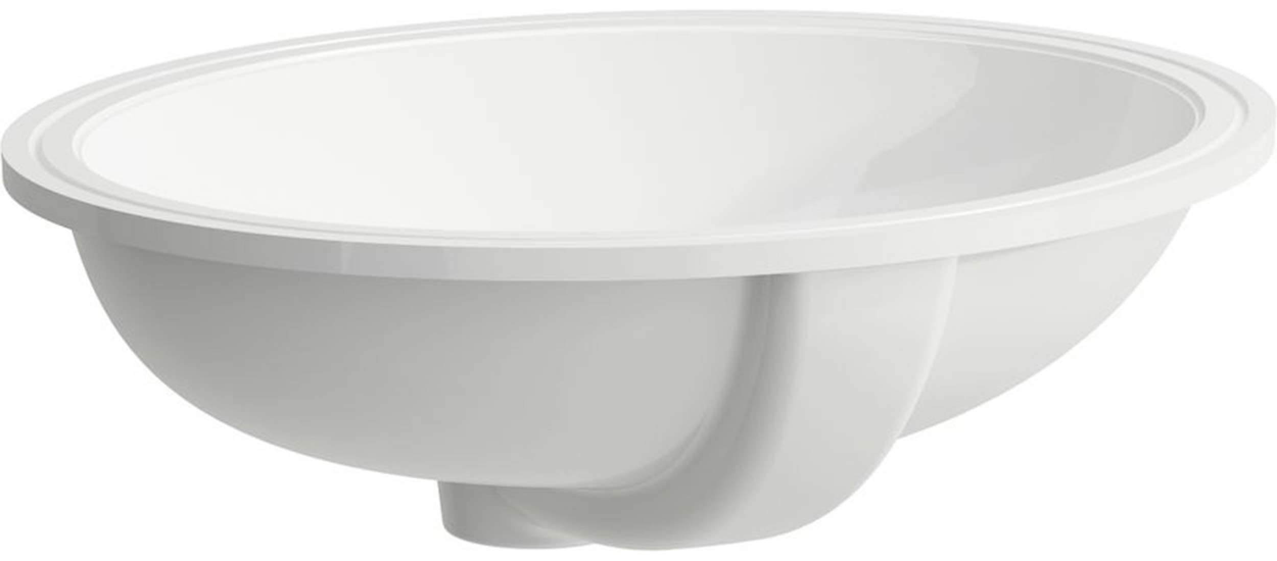 Laufen Savoy Waschbecken 44x36 cm oval Unterbauwaschbecken weiß H8189430001551