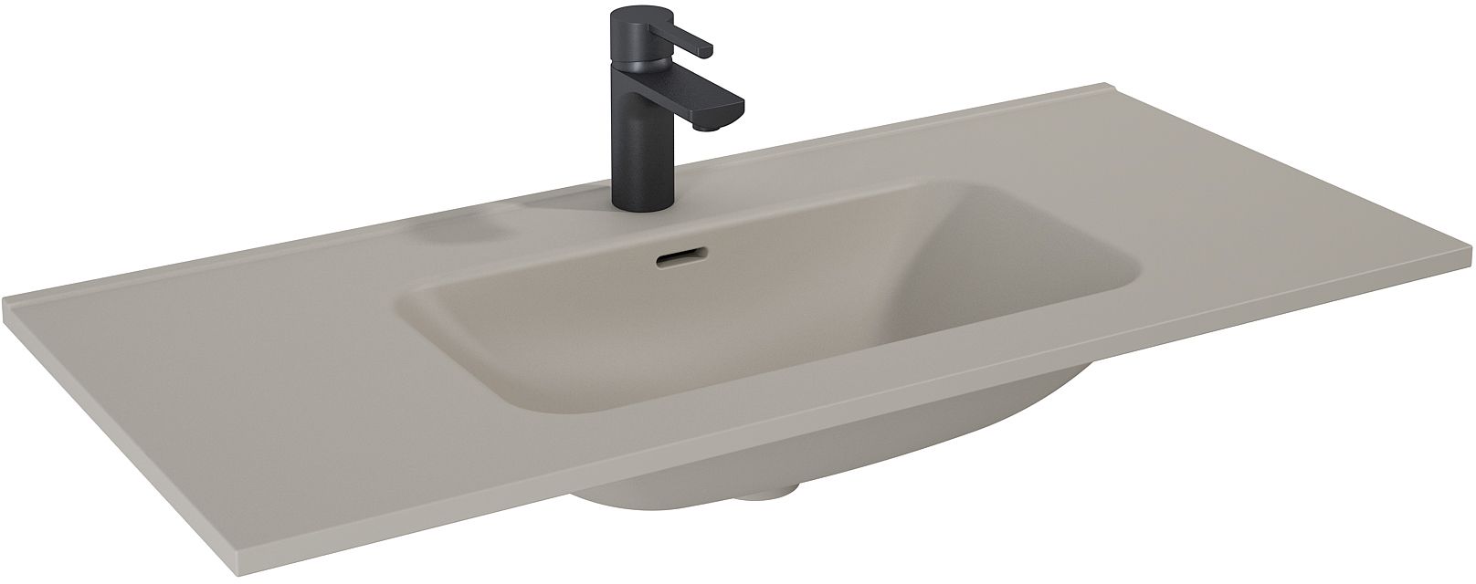 Elita Skappa Waschbecken 100.8x46 cm rechteckig Möbel braun/beige RE041003067020