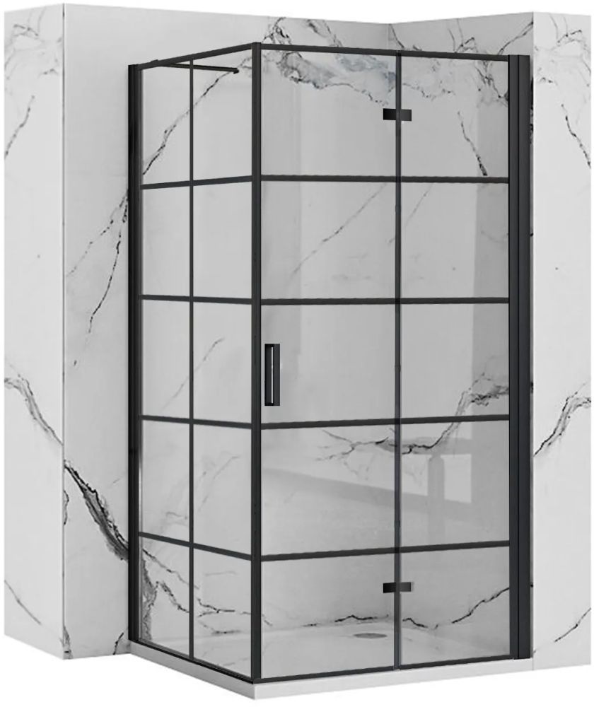 Set Duschtüren Rea Molier REA-K8538, Duschwand Rea Molier REA-K8412