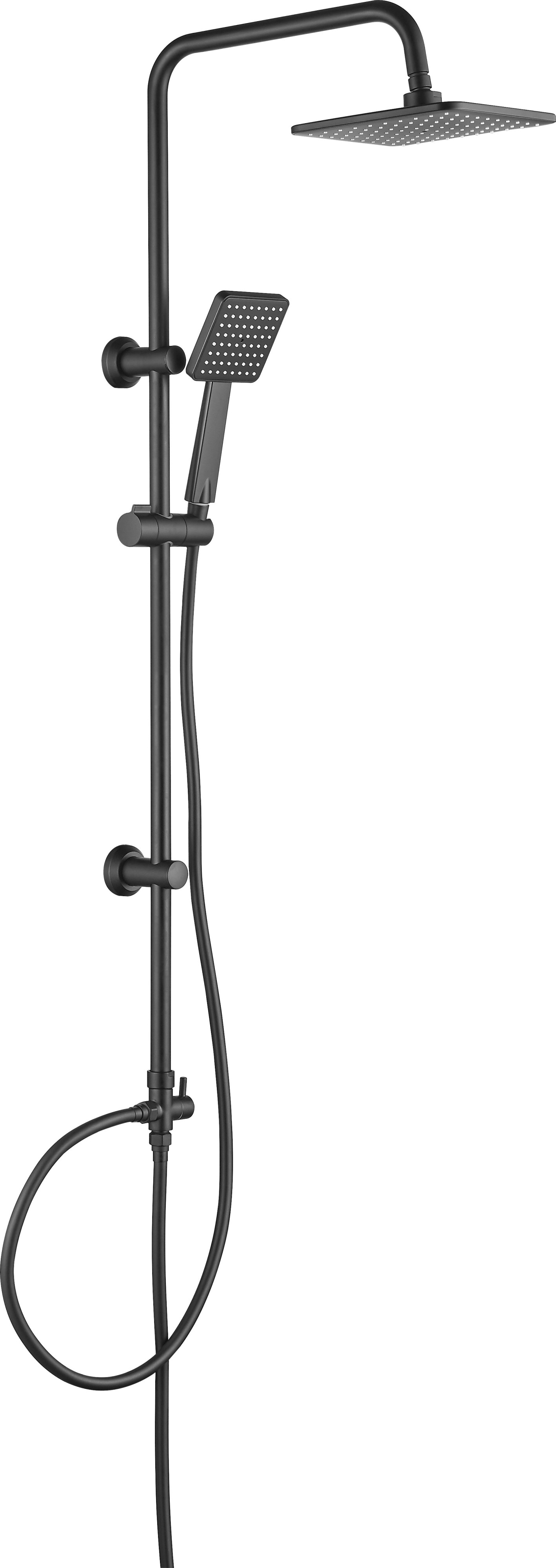 Deante Neo Boro Duschset Wandmontage schwarz NER_N51K