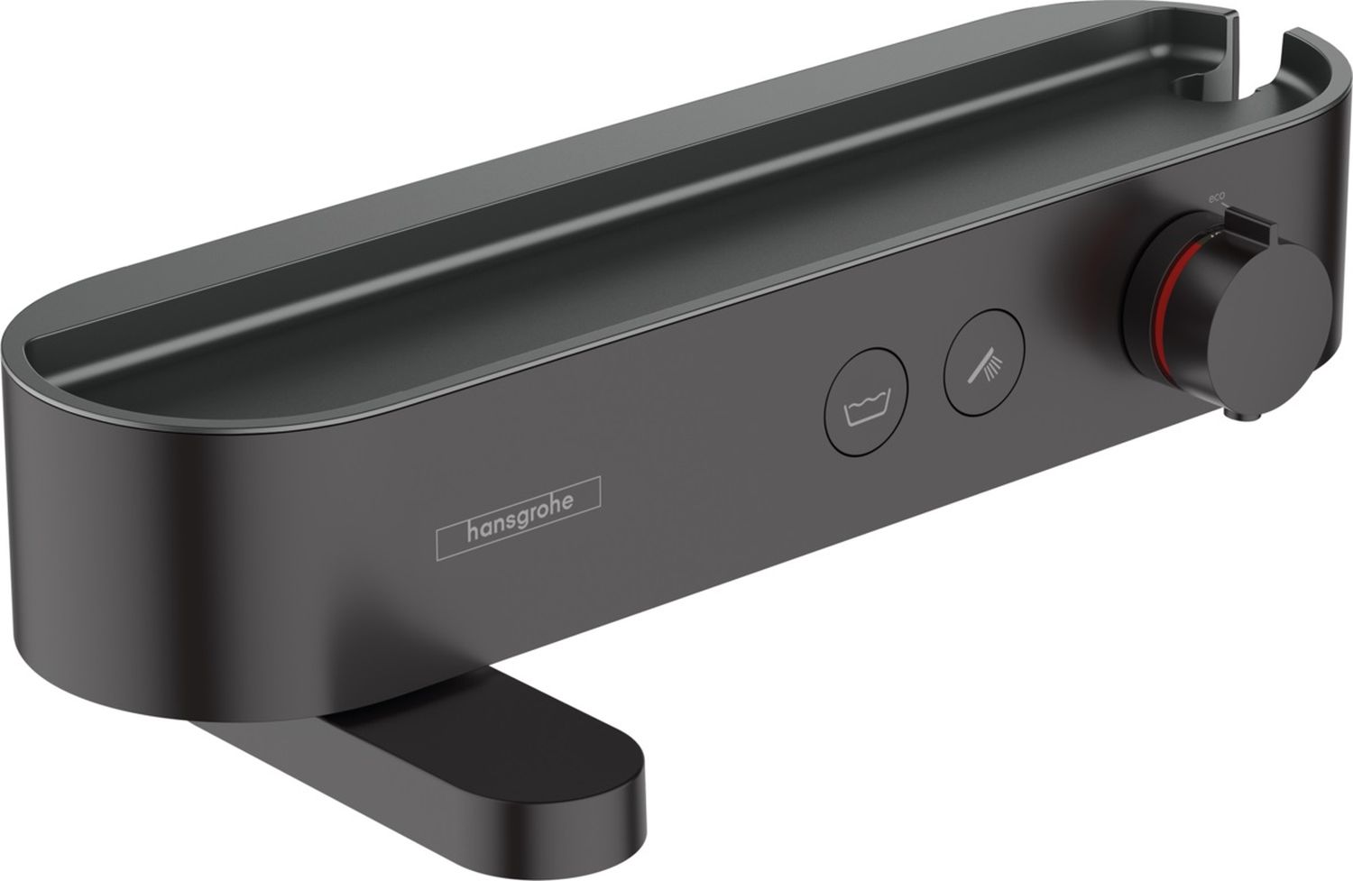Hansgrohe ShowerSelect Badewannen- und Duscharmatur Wandmontage mit Thermostat schwarz 24340670