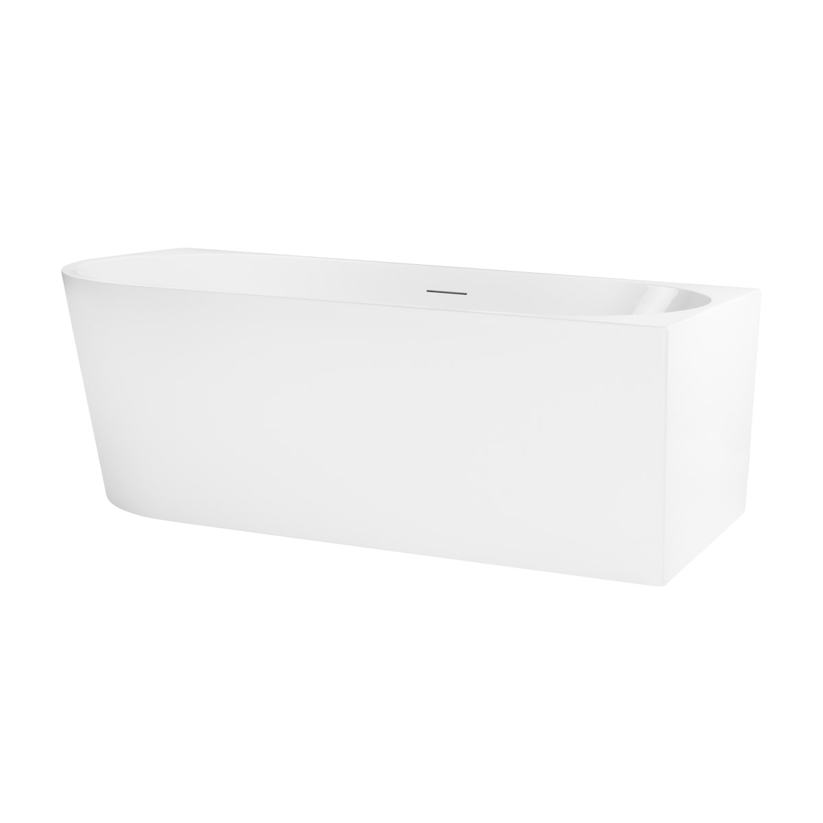 Oltens Delva Eckbadewanne 170x80 cm rechteckig weiß 11001000