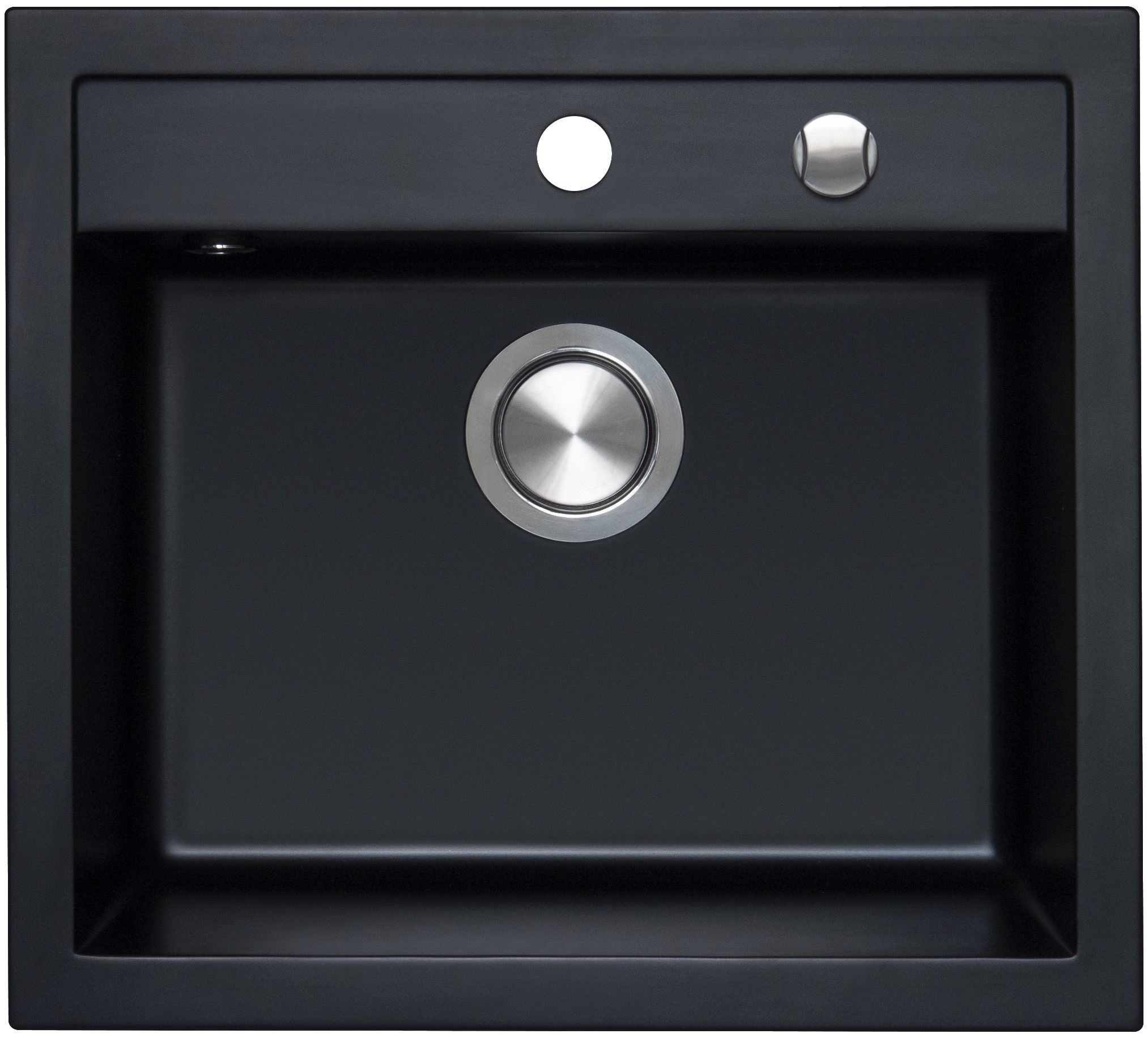 Berg Hobart Granitspüle 56.5x51 cm schwarz BRQ19104