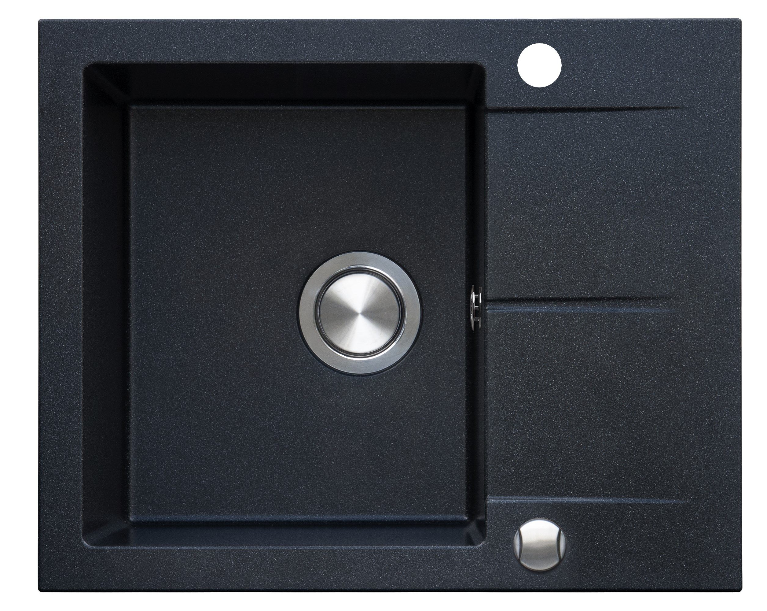 Berg Hobart Granitspüle 59x50 cm grau/graphit/onyx BRQ1411A