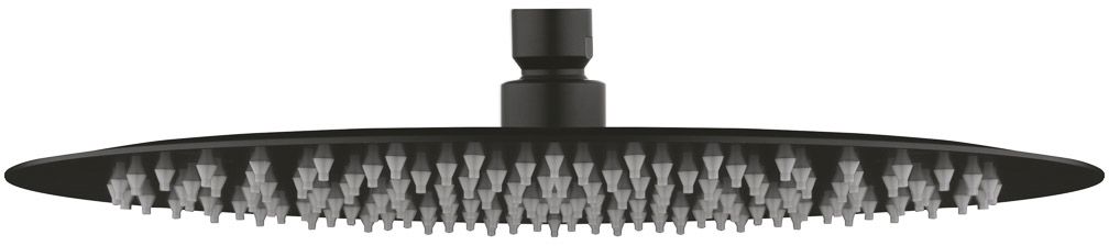 Hagser Mila Kopfbrause 30x30 cm rund schwarz HGR27000037