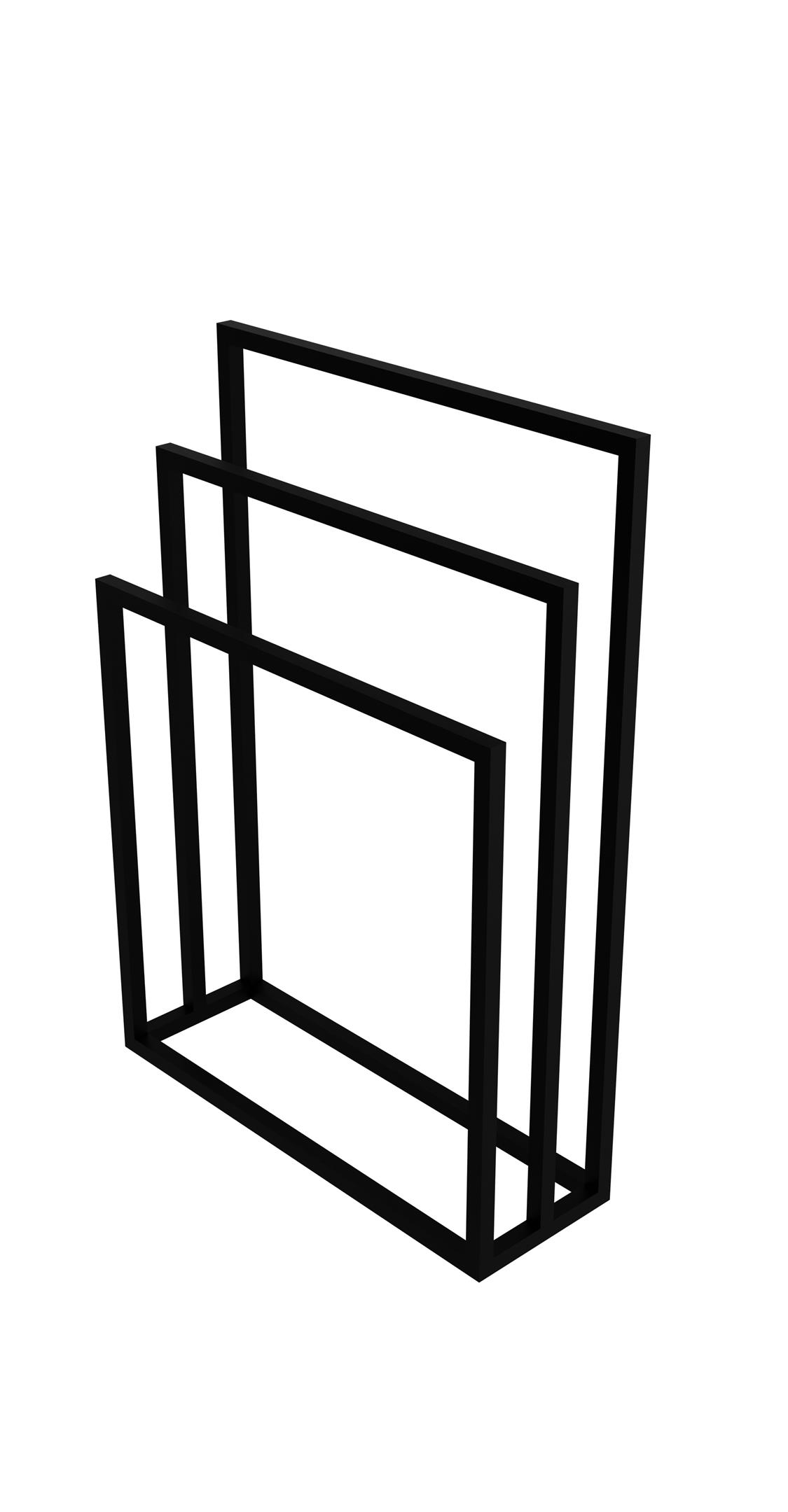 LaVita Halmahera Stehender Kleiderbügel schwarz 5908211470542