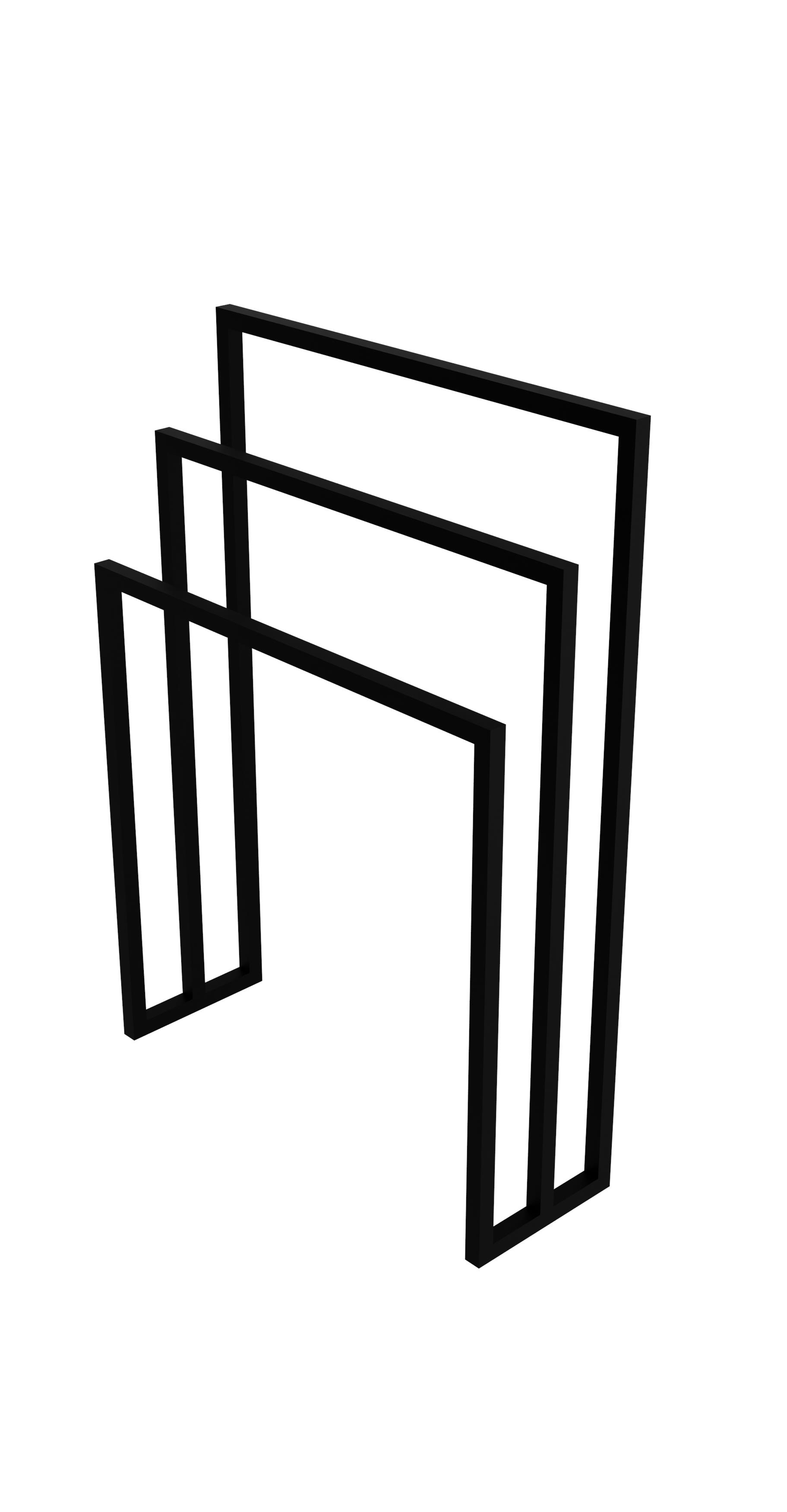 LaVita Seram Stehender Kleiderbügel schwarz 5908211470511