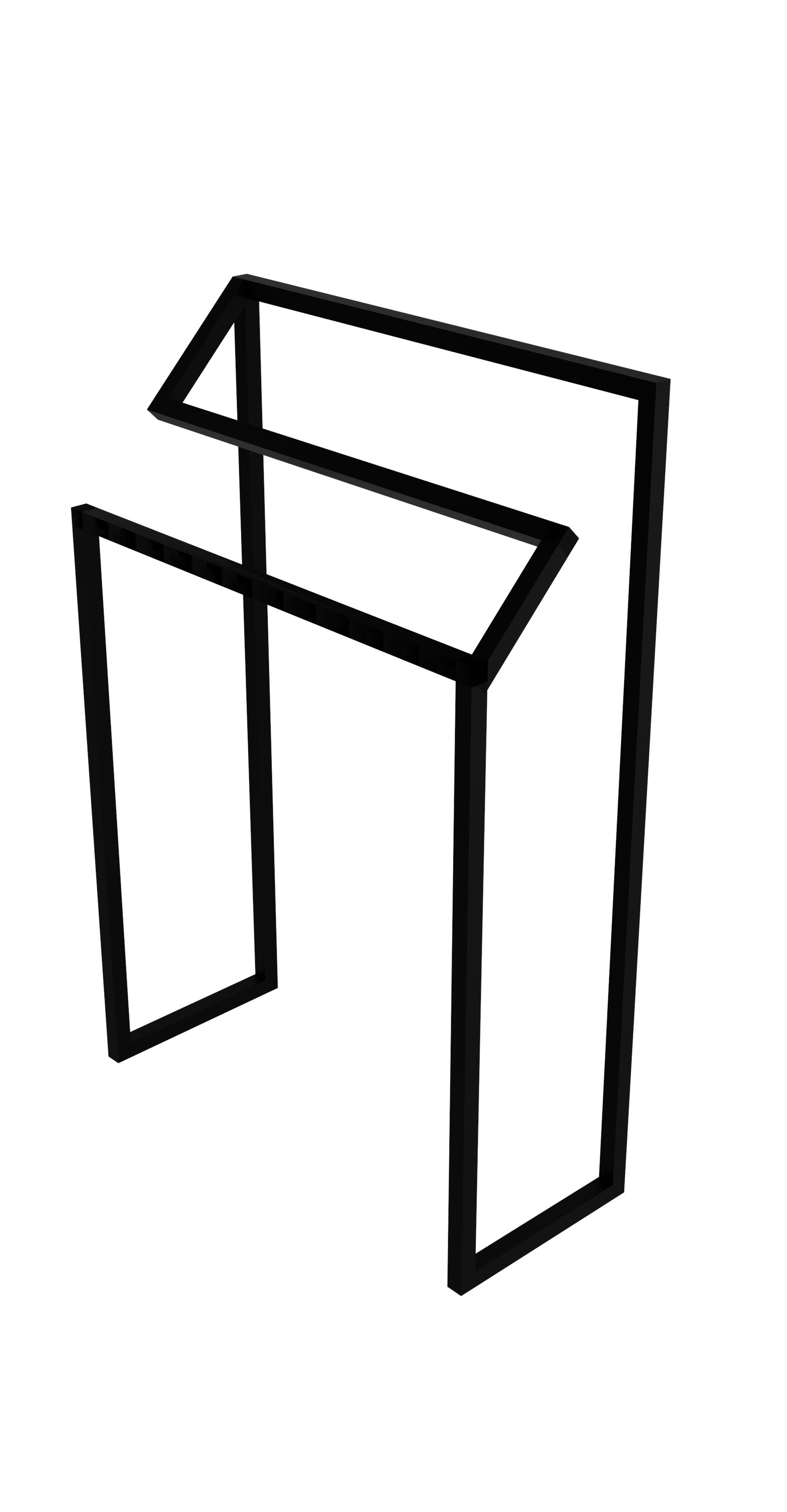 LaVita Sumbawa Stehender Kleiderbügel schwarz 5908211470535