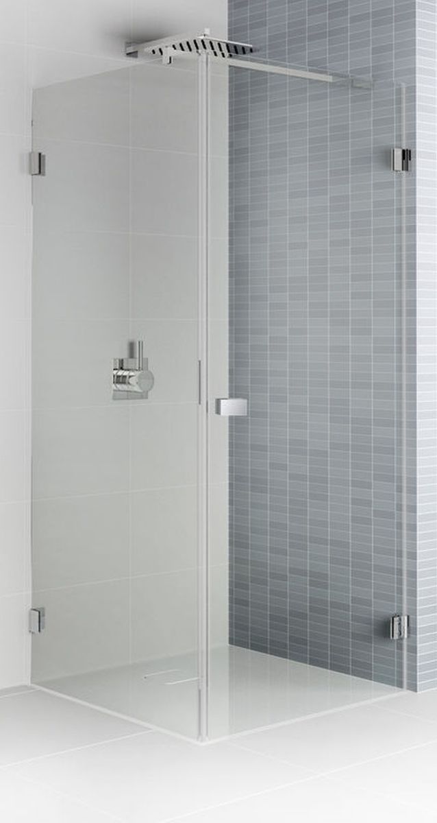 Riho Scandic Dusche 100x80 cm rechteckig chrom Glanz/durchsichtiges Glas G001036120