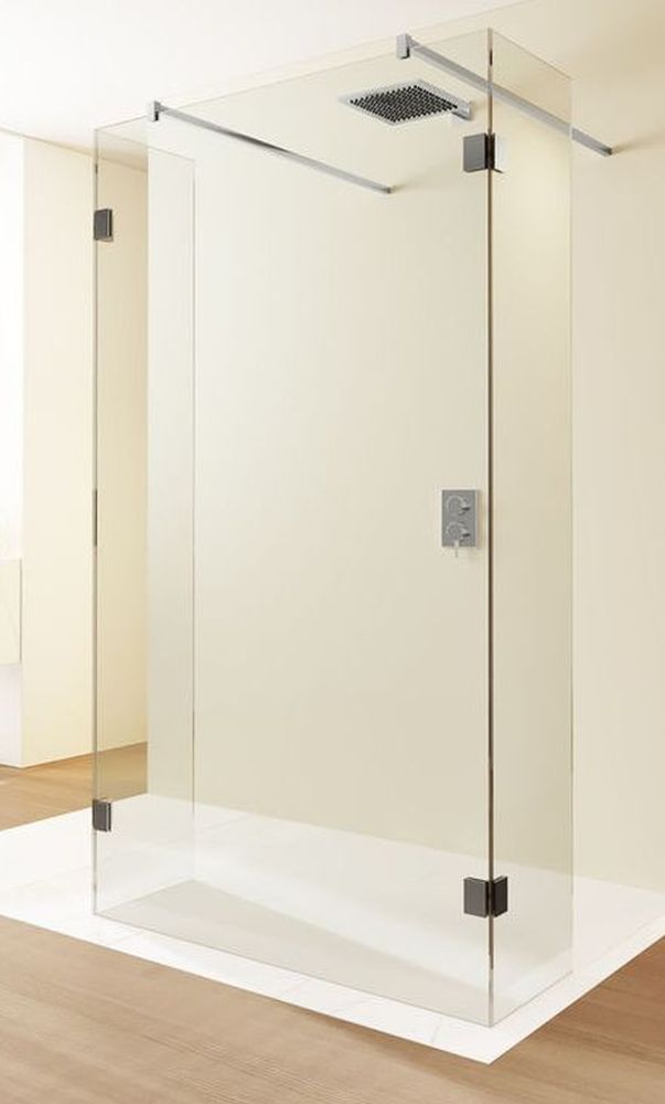 Riho Scandic Dusche 120x27 cm schwarz Matte/durchsichtiges Glas G001049121