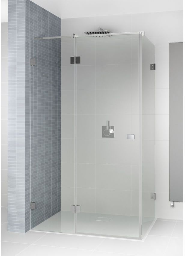 Riho Scandic Dusche 120x80 cm rechteckig chrom Glanz/durchsichtiges Glas G001063120