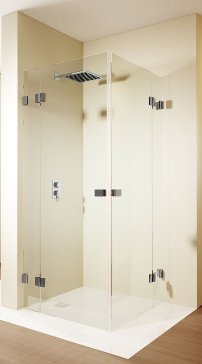 Riho Scandic Dusche 80x80 cm quadratisch chrom Glanz/durchsichtiges Glas G001099120