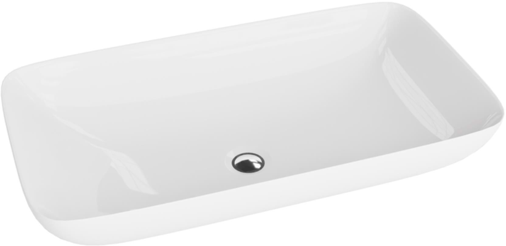 LaVita Toro Waschbecken 70.5x39 cm rechteckig Aufsatzwaschbecken weiß 5908211479705