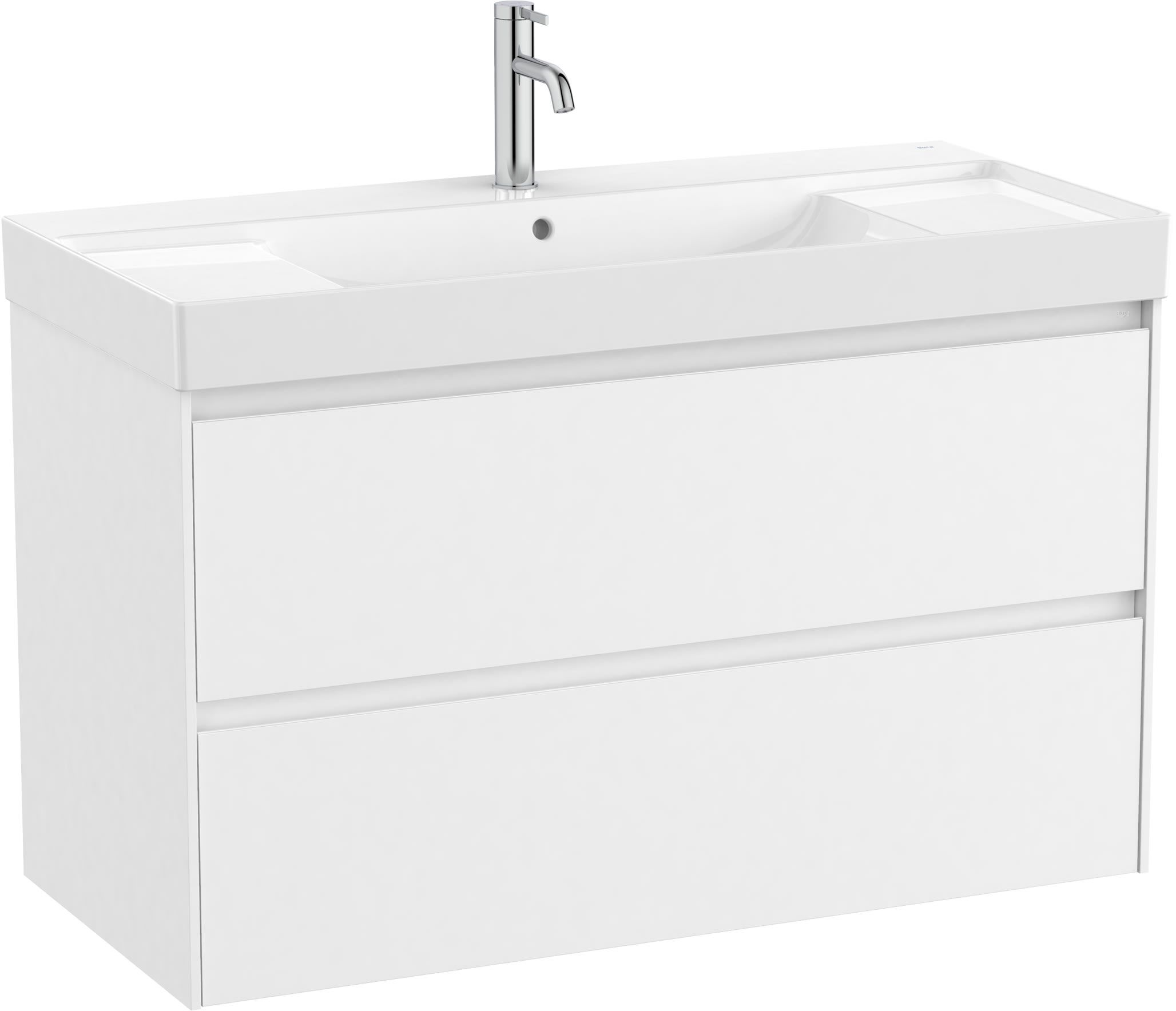 Roca Ona Waschbecken mit Unterschrank 100 cm weiß A851693509