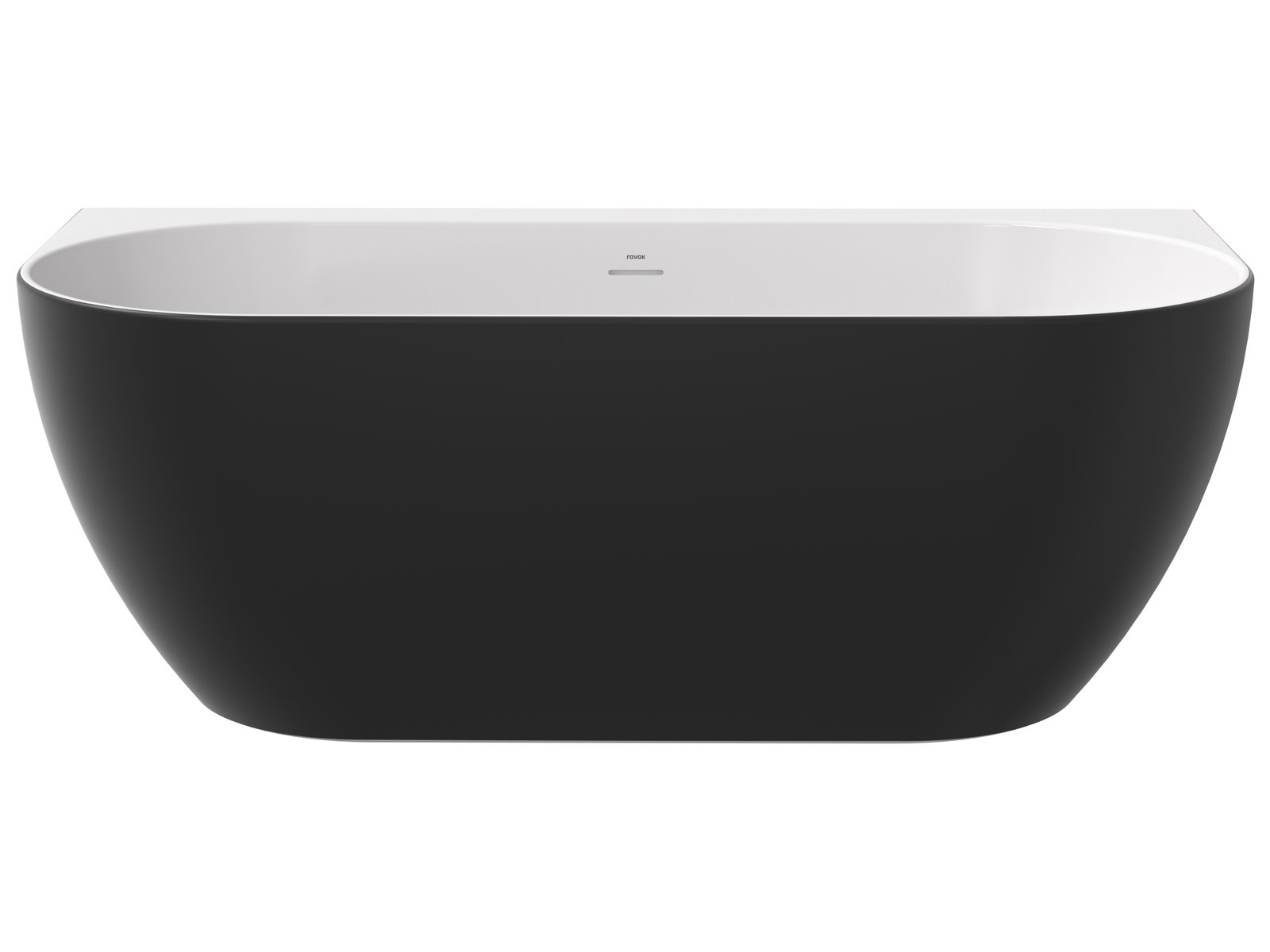 Ravak Freedom W Tec Freistehende Badewanne 166x80 cm oval zweifarbig XC00100027