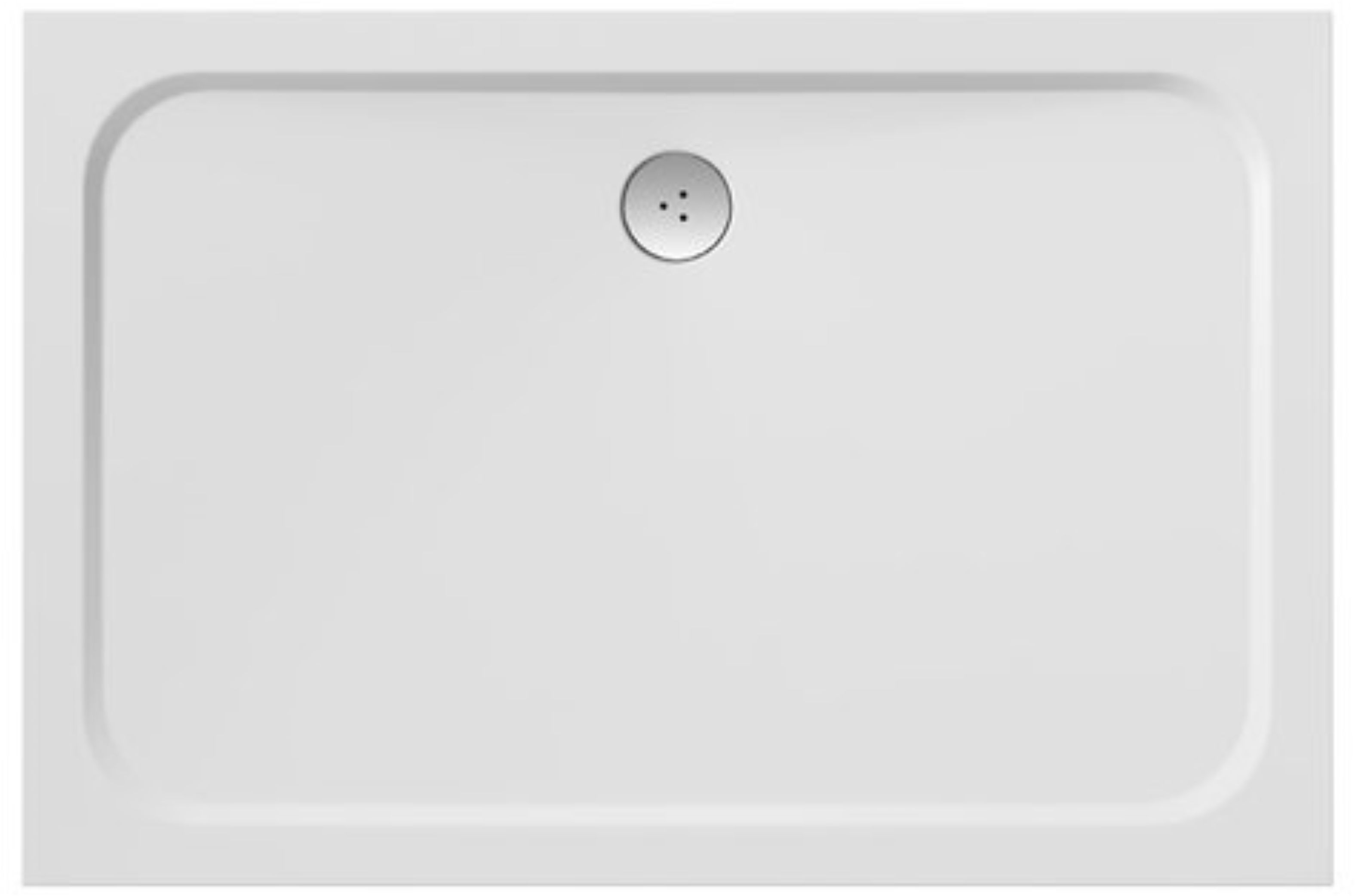 Ravak Galaxy Pro Chrome Rechteckige Duschwanne 100x90 cm weiß XA04A701010