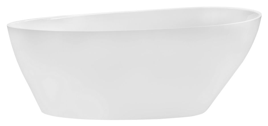 Besco Goya Freistehende Badewanne 160x70.5 cm oval weiß #WMD-160-GKB