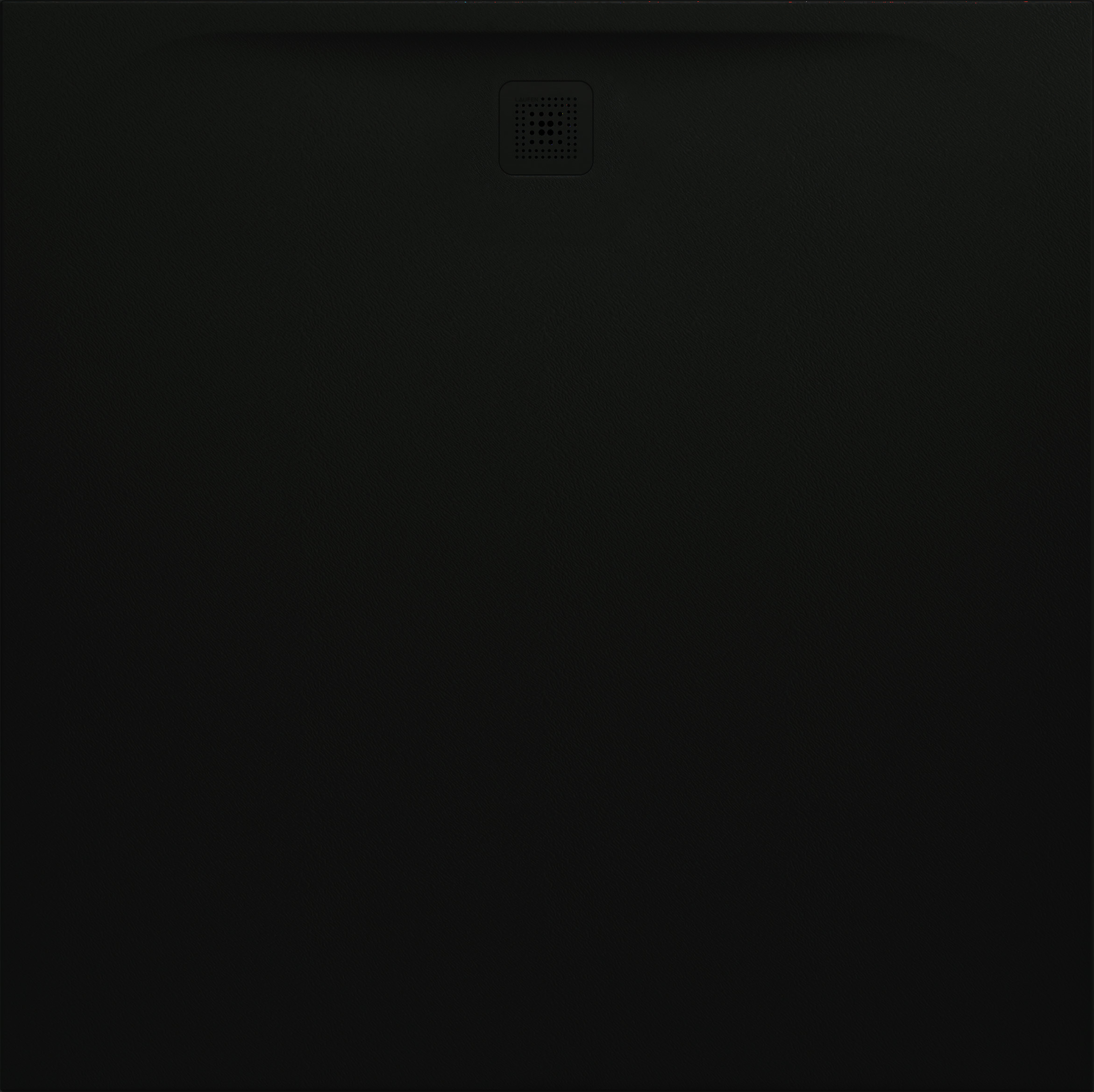 Laufen Pro Quadratische Duschwanne 150x150 cm schwarz H2139530800001