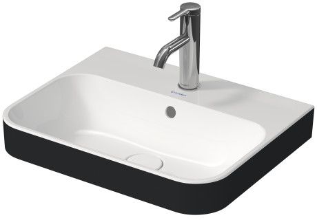 Duravit Happy D.2 Waschbecken 50x40 cm rechteckig Aufsatzwaschbecken weiß-anthrazit 2360506100