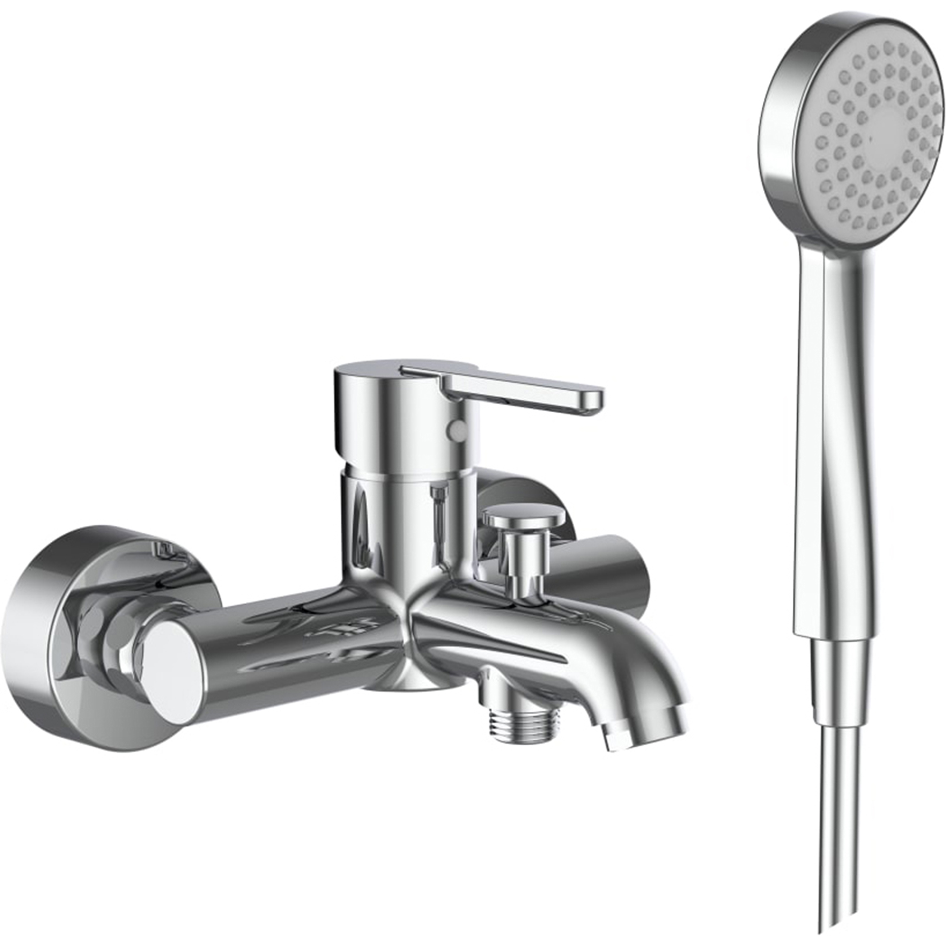 Laufen Lua Badewannen- und Duscharmatur Wandmontage chrom H3210810041311