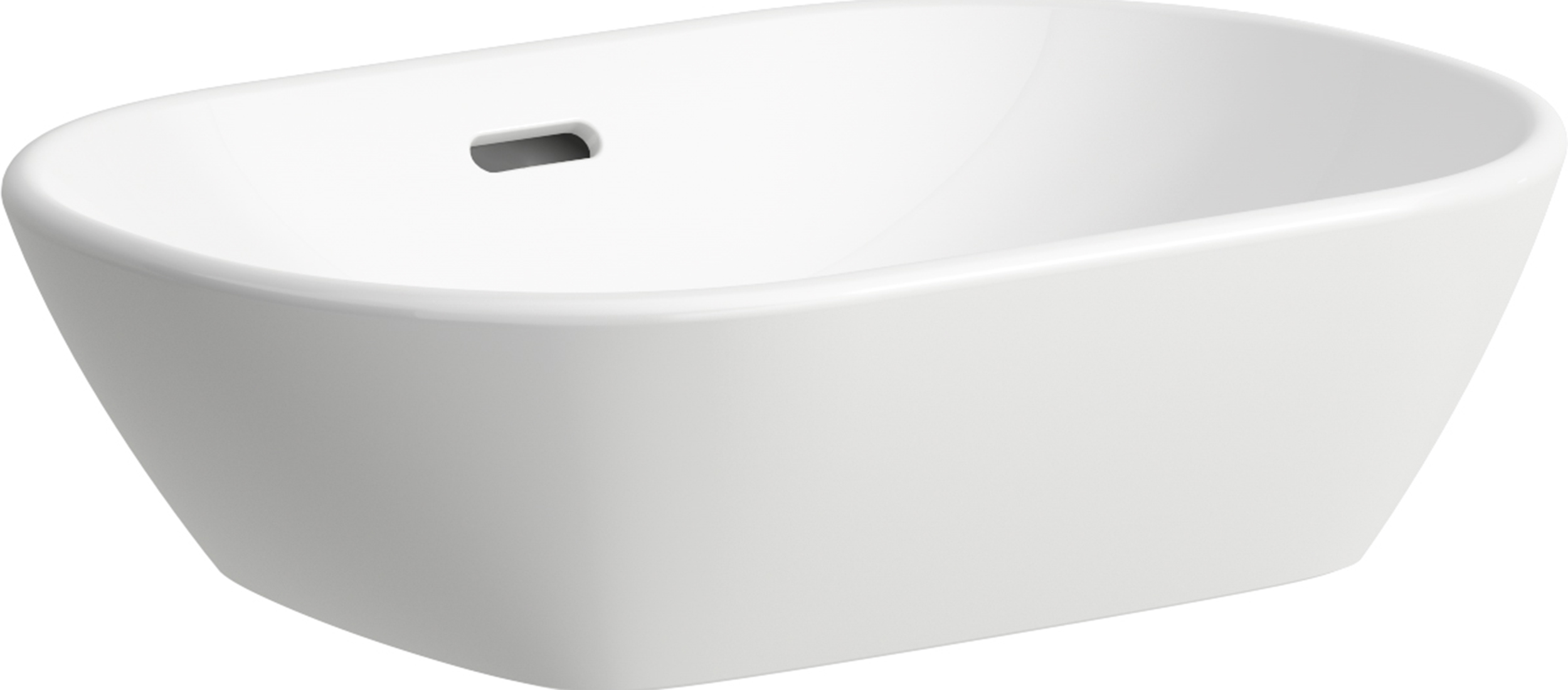 Laufen Lua Waschbecken 50x35 cm oval Aufsatzwaschbecken weiß H8120834001091