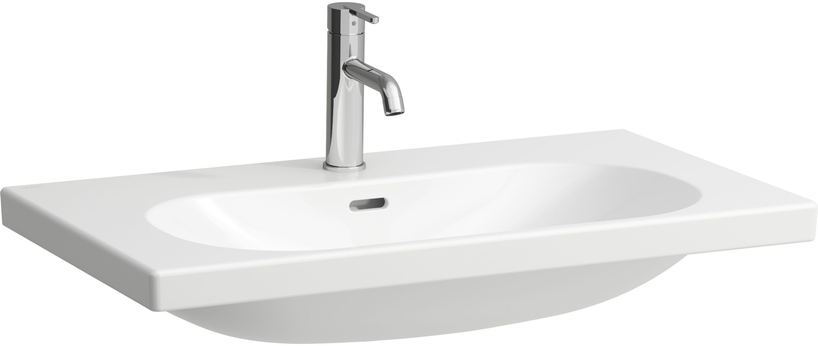 Laufen Lua Waschbecken 80x46 cm rechteckig Klassisch weiß H8160874001041