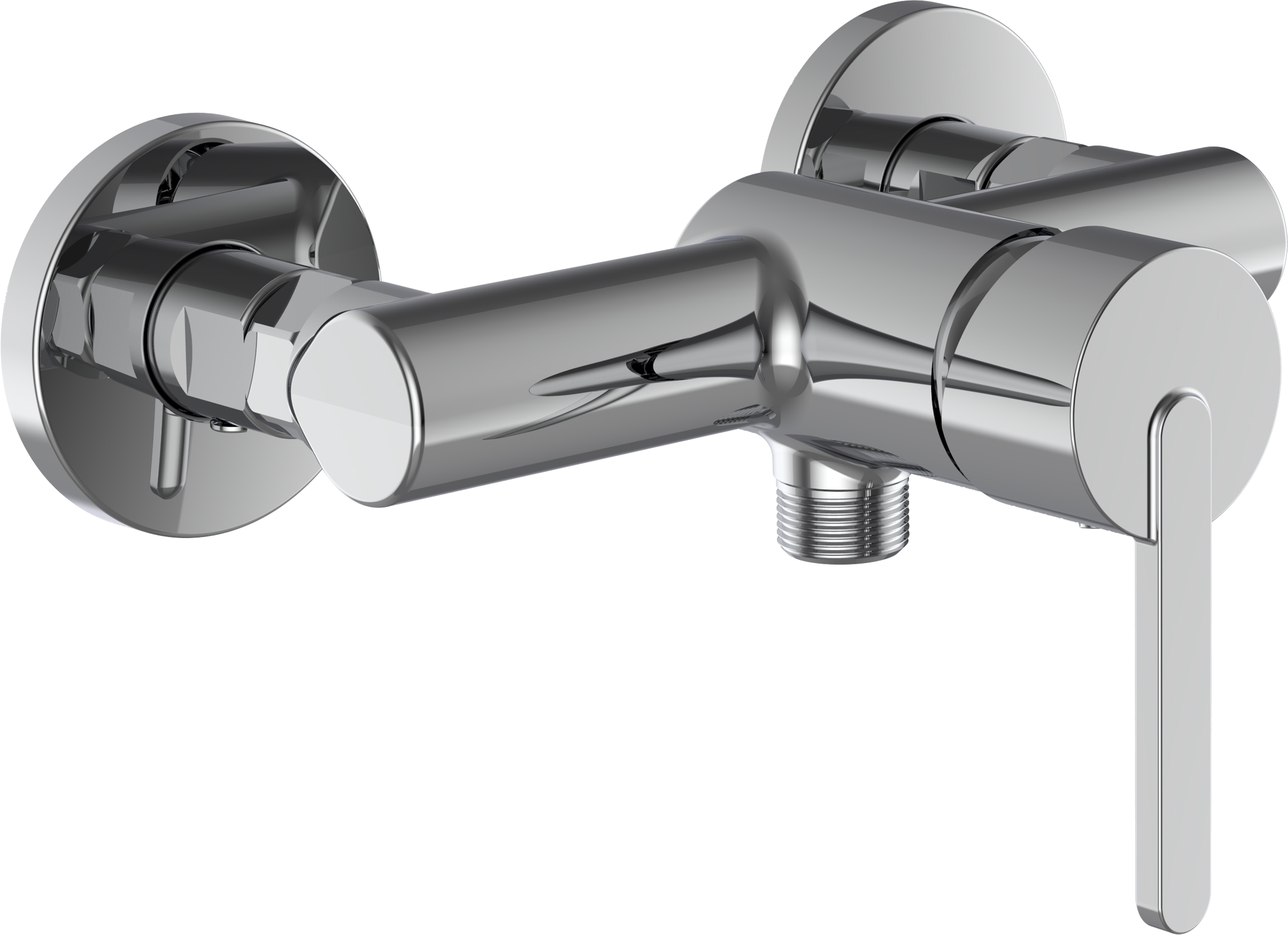 Laufen Lua Duschbatterie Wandmontage chrom H3310810041311