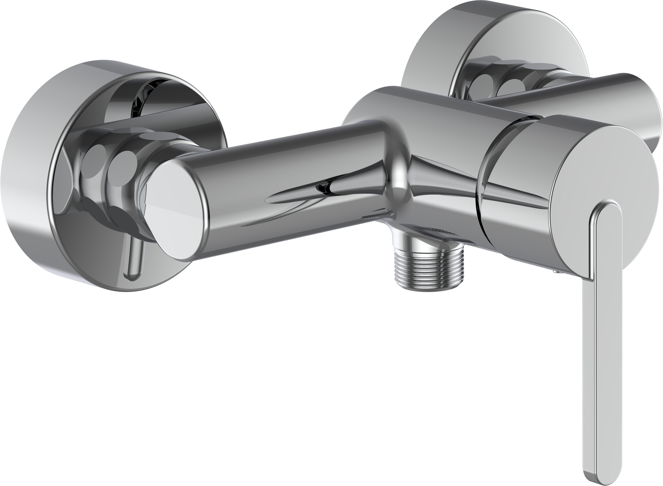 Laufen Lua Duschbatterie Wandmontage chrom H3310810044001