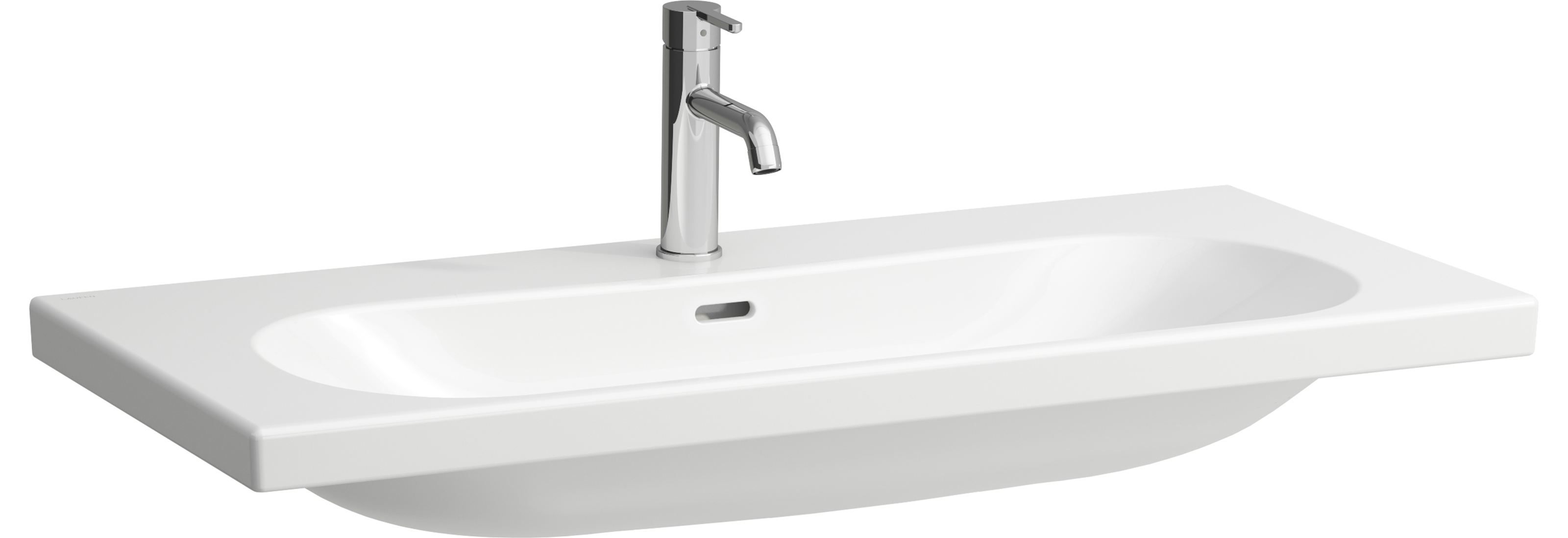 Laufen Lua Waschbecken 100x46 cm rechteckig Klassisch weiß H8160894001091