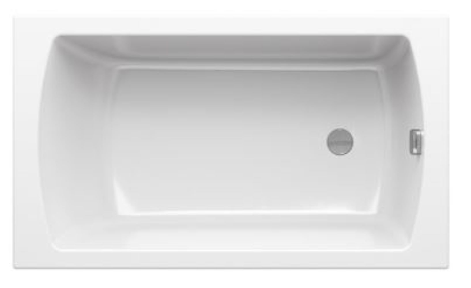 Ravak Classic II Rechteckige Badewanne 120x70 cm weiß CC11000000