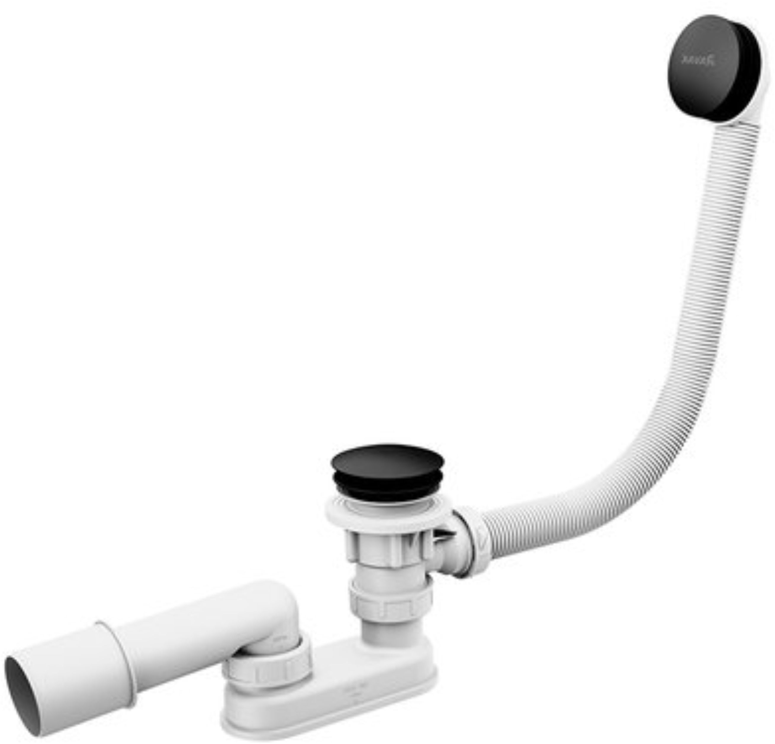 Ravak Badewannensiphon schwarz X01746