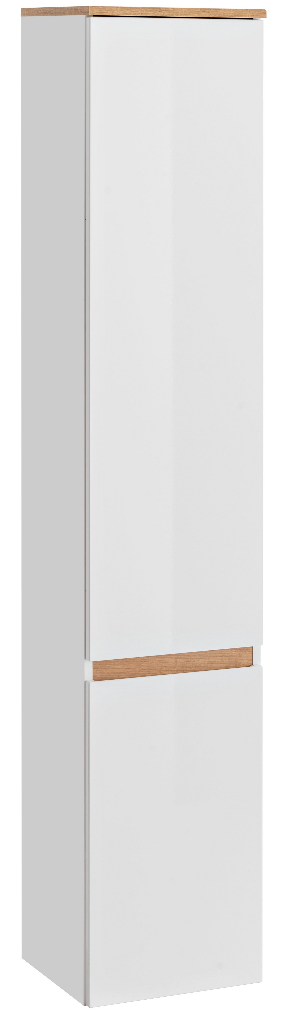 Comad Platinum Kabinett 35x30x176 cm Seitenschrank hängend weiß-eiche PLATINUM800FSC