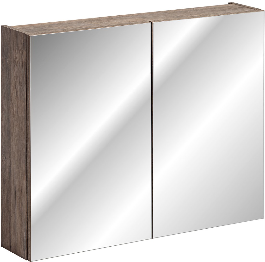 Comad Sante Fe Oak Kabinett 80x17x65 cm Spiegelschrank eiche SANTA FE OAK 84-80-A-2D