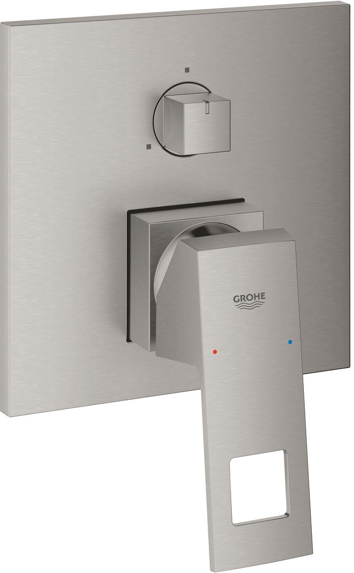 Grohe Eurocube Badewannen- und Duscharmatur Unterputz SuperSteel 24094DC0