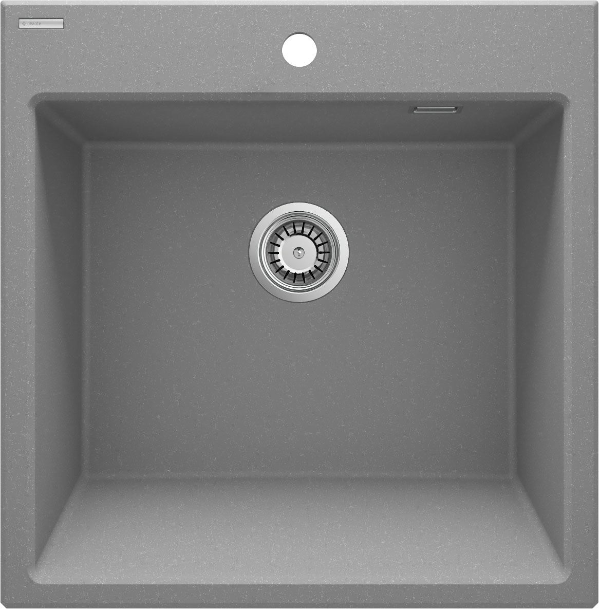 Deante Eridan granitspüle 61x60 cm grau/graphit/onyx ZQE_S10K