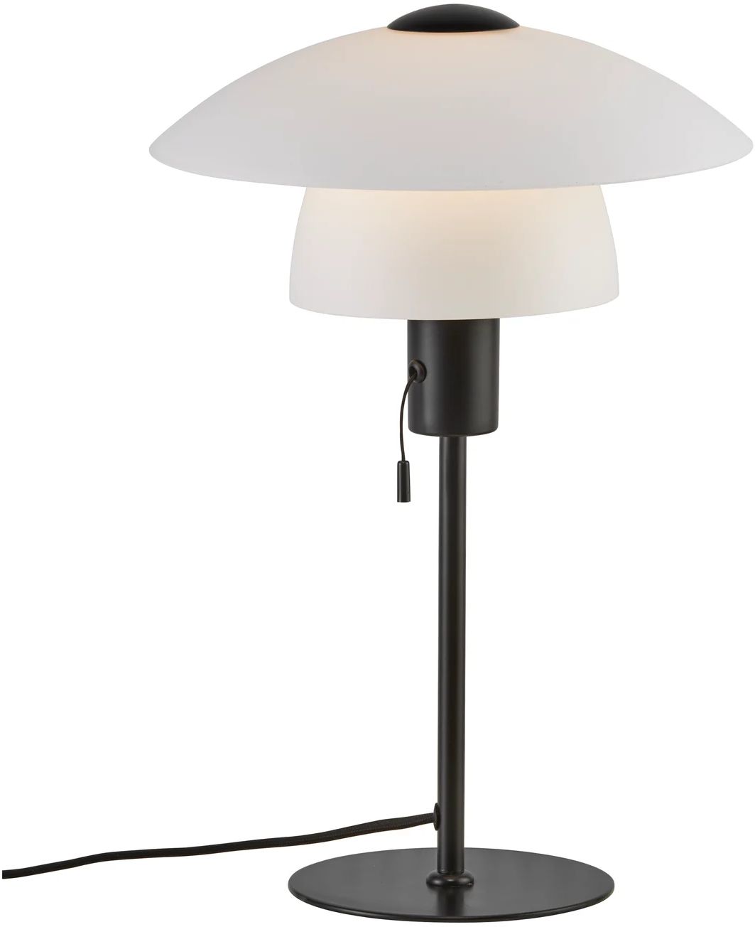 Nordlux Verona Tischlampe 1x15 W weiß-schwarz 2010875001