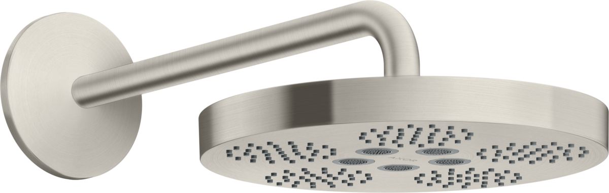 Axor One Kopfbrause mit Arm 28x28 cm rund stahl 48491800