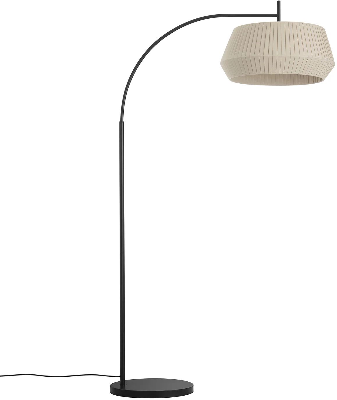 Nordlux Dicte Stehlampe 1x60 W schwarz-beige 2112414009