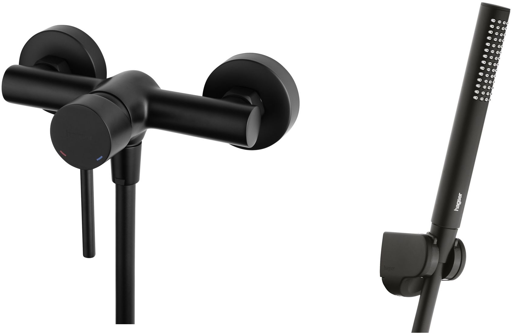 Set Duschbatterie Hagser Lisa HGR40000033, Handbrause Hagser Mia HGR23000037, HGR31000037, HGR25000037