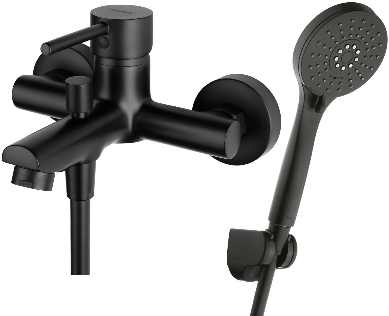 Set Badewannen- und Duscharmatur Hagser Lisa HGR70000034, Handbrause Hagser Tina HGR16000037, HGR31000037, HGR25000037