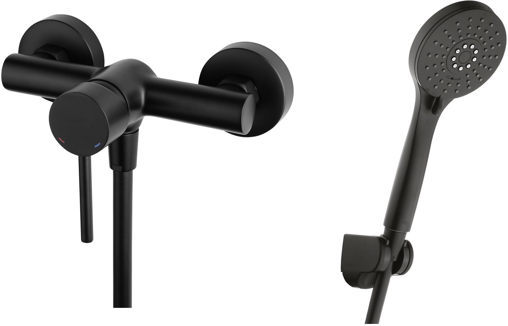 Set Duschbatterie Hagser Lisa HGR40000033, Handbrause Hagser Tina HGR16000037, HGR31000037, HGR25000037