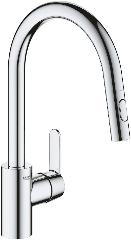 Grohe Get Küchenarmatur Stehend StarLight Chrome 31484001