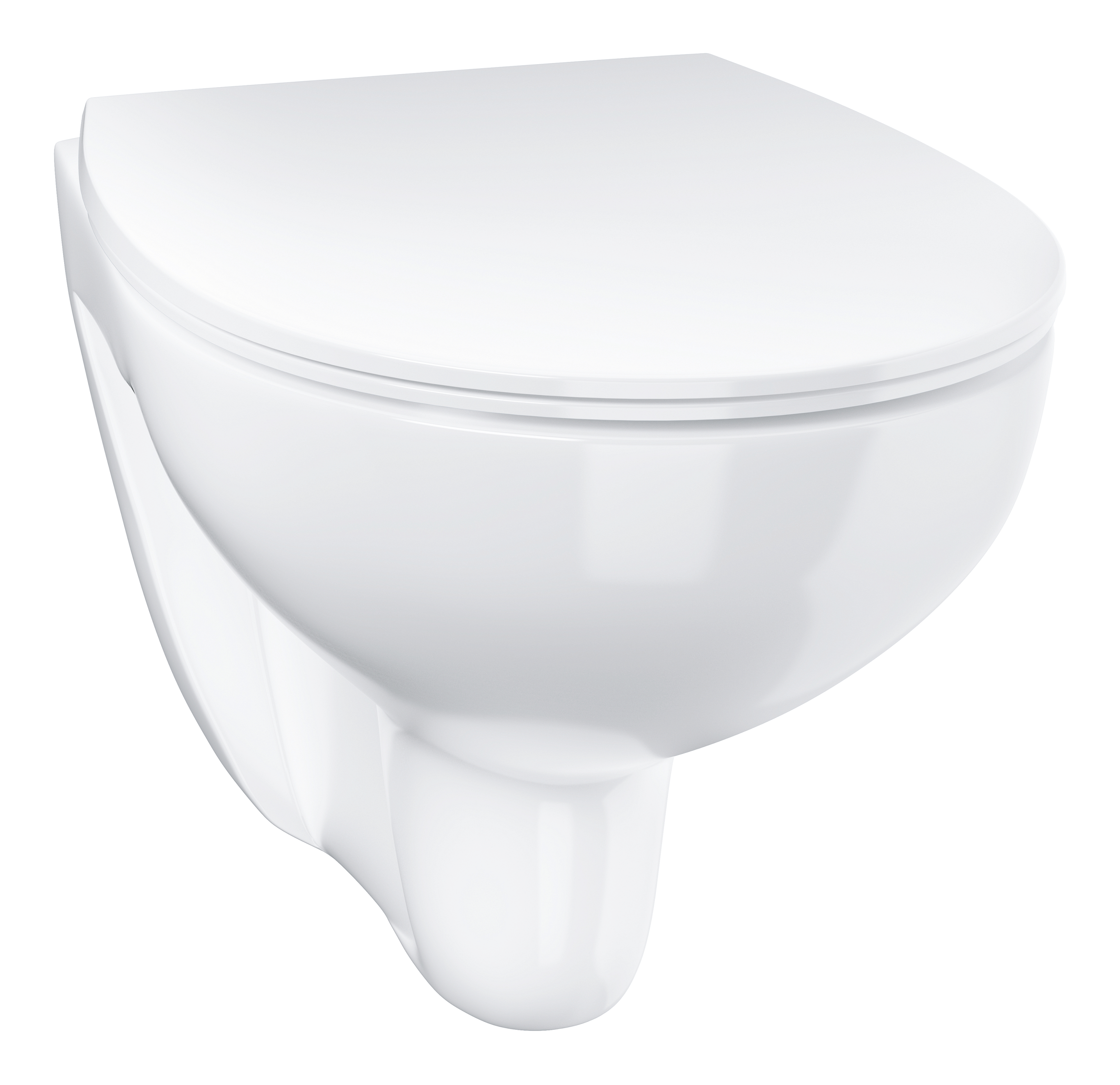 Grohe Bau Ceramic WC-Becken mit Absenkautomatik-Sitz hängend Spülrandlos weiß 39899000