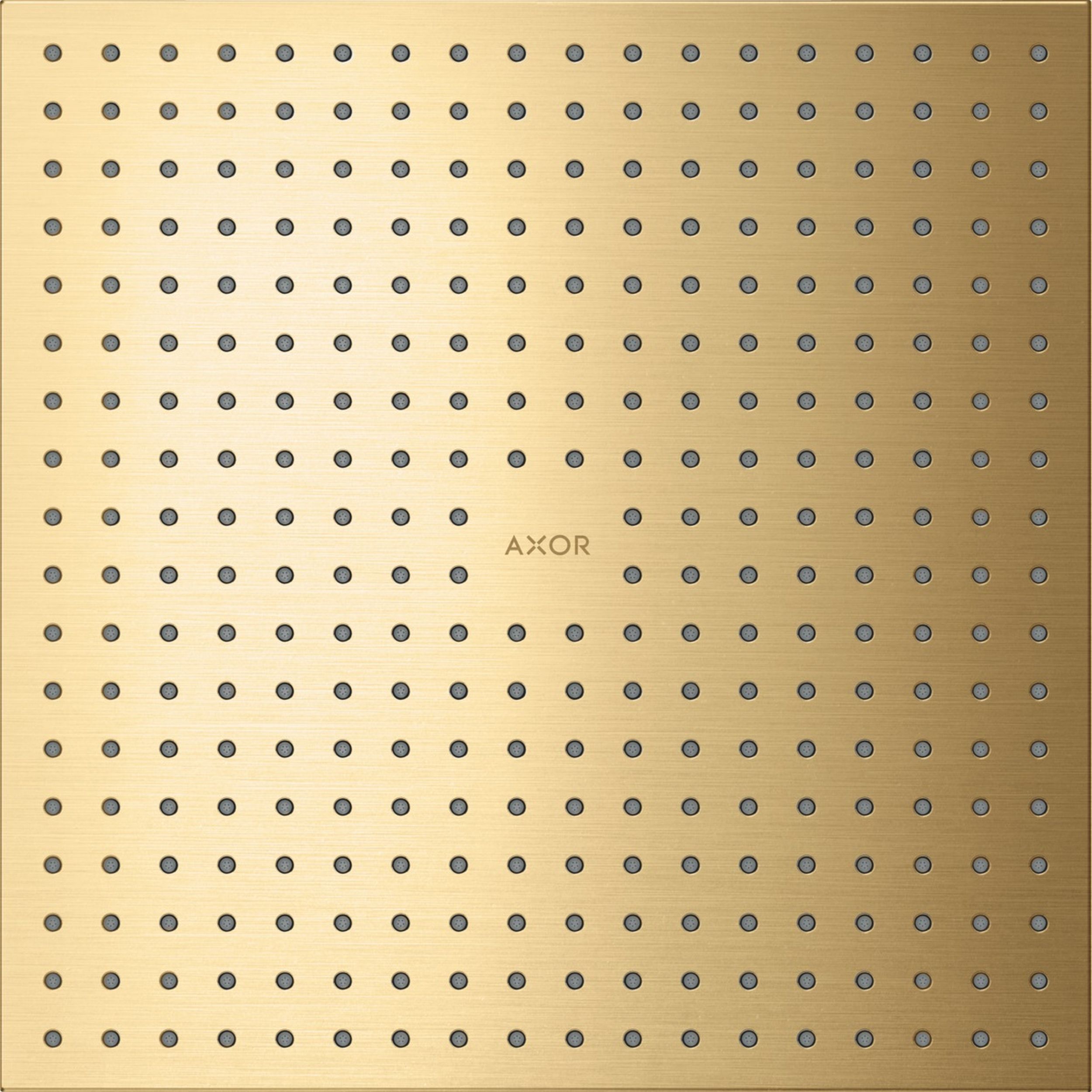 Axor ShowerSolutions Kopfbrause 30x30 cm quadratisch gold 35321250