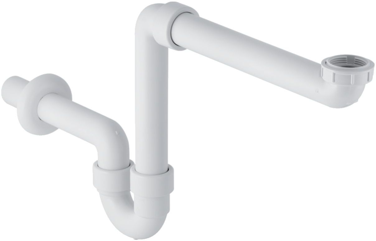 Geberit Siphon für Waschbecken Rohr weiß 151.107.11.1