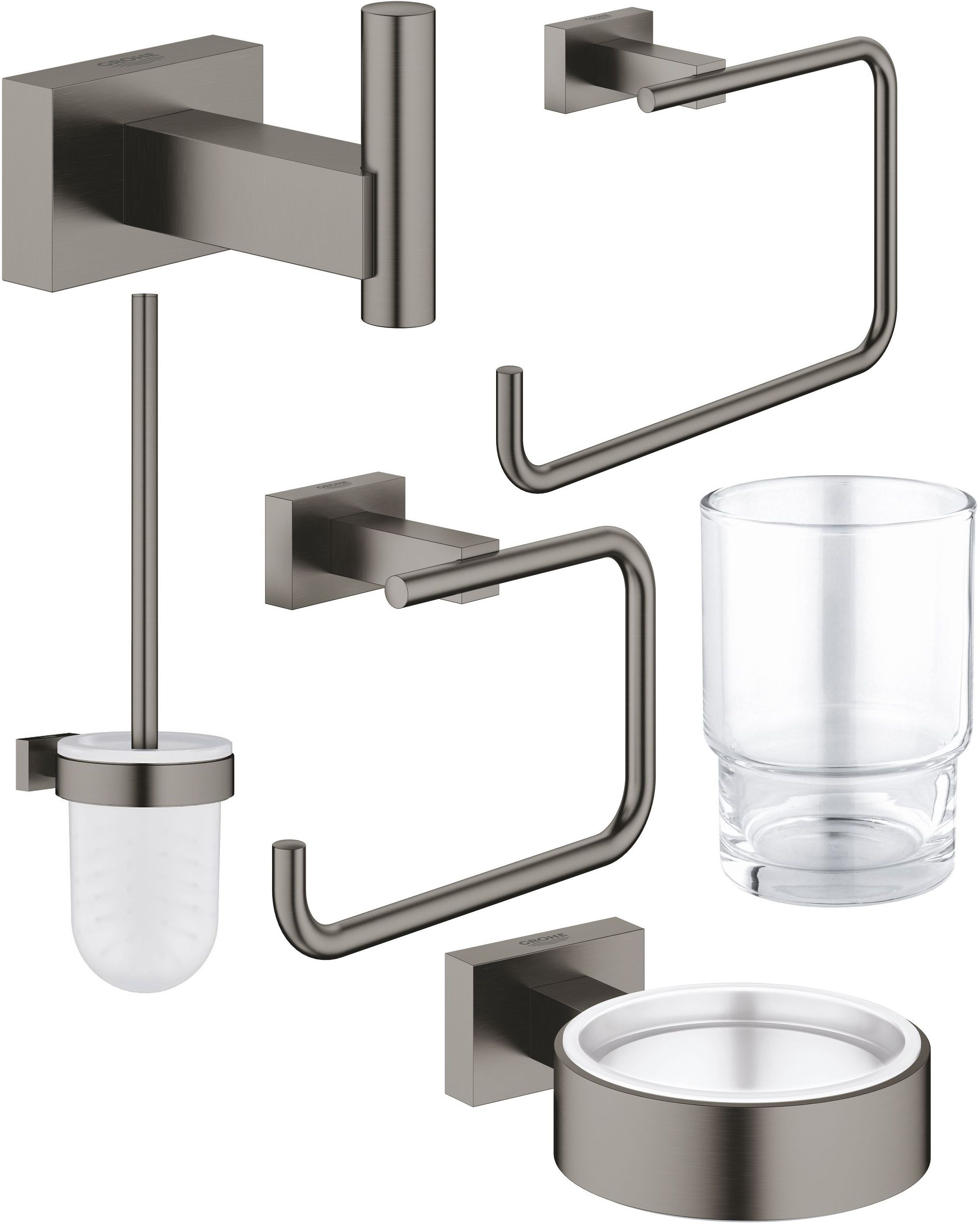 Set Klobürste Grohe Essentials 40513AL1, Handtuchhalter Grohe Essentials 40510AL1, 40507AL1, 40508AL1, 40511AL1, 40372001